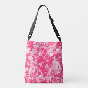 Abstrack Exclusieve roze Pattern Crossbody Bag Tas