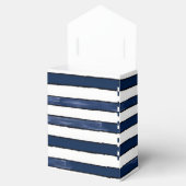 Abstrack navy Stripes Naadloos Bedankdoosjes (Geopend)