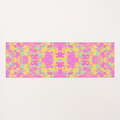 Abstrack Pink Exclusief Mode Patroon Yogamat (Achterkant (horizontaal))