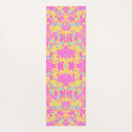 Abstrack Pink Exclusief Mode Patroon Yogamat (Achterkant)