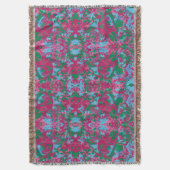 Abstrack Tropical Exclusive Pattern Deken (Voorkant Verticaal)