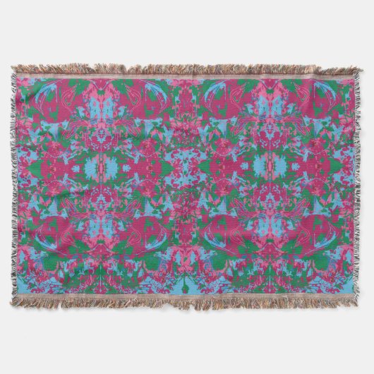 Abstrack Tropical Exclusive Pattern Deken (Voorkant)