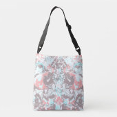 Abstrack White Exclusive Active Mode Pattern Crossbody Tas (Achterkant)
