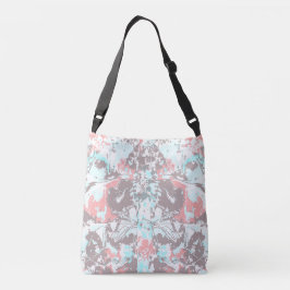 Abstrack White Exclusive Active Mode Pattern Crossbody Tas