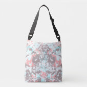 Abstrack White Exclusive Active Mode Pattern Crossbody Tas (Voorkant)