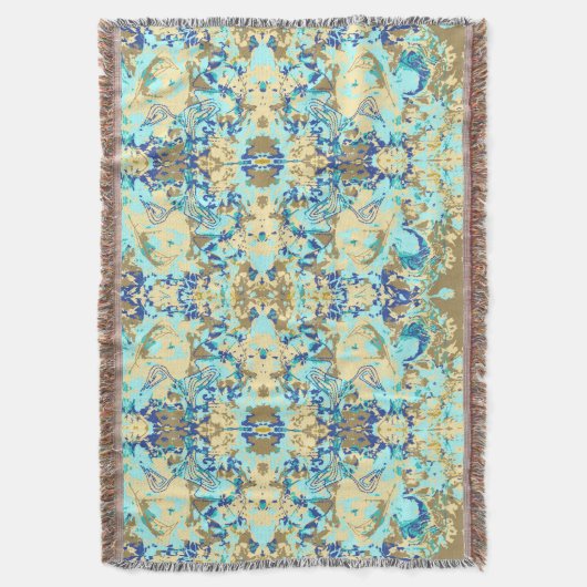 Abstrack Yellow Exclusive Pattern Deken (Voorkant Verticaal)