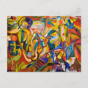 abstraCodAction-Briefkaart Briefkaart