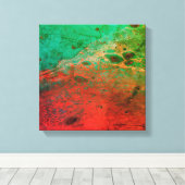 Abstract127 Canvas Afdruk (Insitu (Houten vloer))