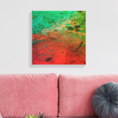 Abstract127 Canvas Afdruk (Insitu (Woonkamer))