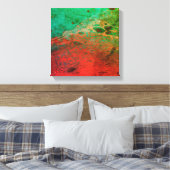 Abstract127 Canvas Afdruk (Insitu (Slaapkamer))