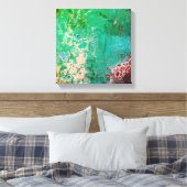 Abstract132 Canvas Afdruk (Insitu (Slaapkamer))