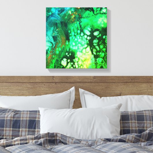 Abstract150 Canvas Afdruk (Insitu (Slaapkamer))