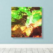 Abstract167 Canvas Afdruk (Insitu (Houten vloer))