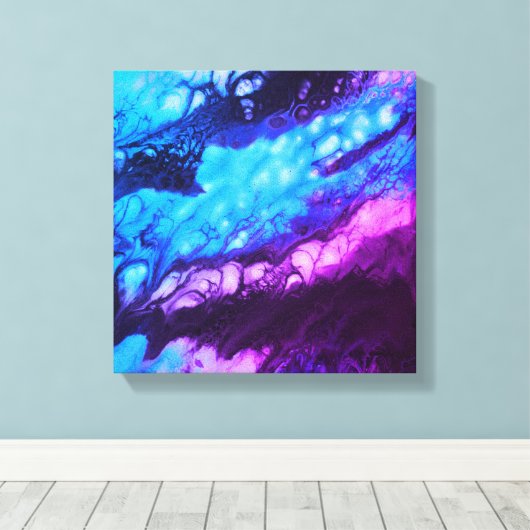 Abstract173 Canvas Afdruk (Insitu (Houten vloer))