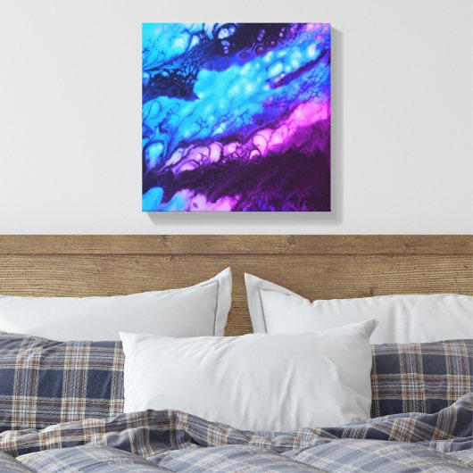 Abstract173 Canvas Afdruk (Insitu (Slaapkamer))