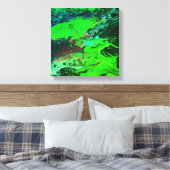 Abstract220 Canvas Afdruk (Insitu (Slaapkamer))