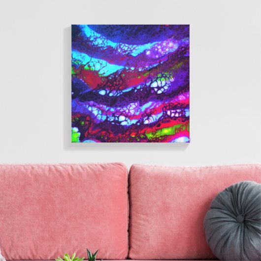 Abstract223 Canvas Afdruk (Insitu (Woonkamer))