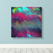 Abstract276 Canvas Afdruk (Insitu (Houten vloer))
