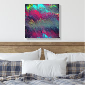 Abstract276 Canvas Afdruk (Insitu (Slaapkamer))