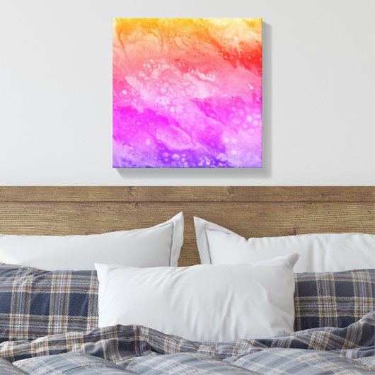Abstract309 Canvas Afdruk (Insitu (Slaapkamer))
