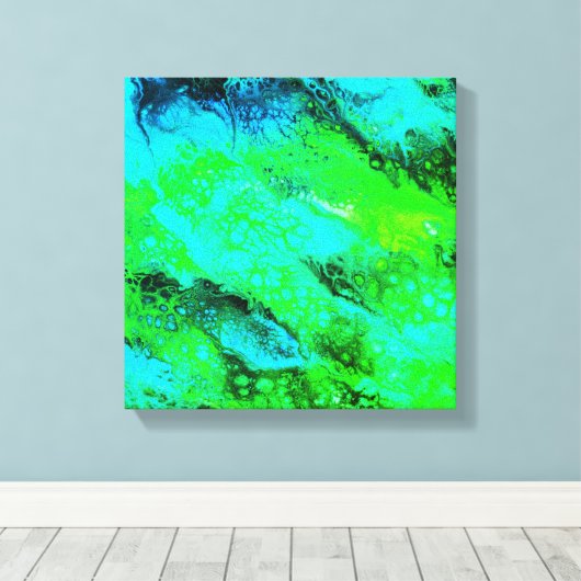 Abstract310 Canvas Afdruk (Insitu (Houten vloer))