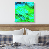 Abstract310 Canvas Afdruk (Insitu (Slaapkamer))