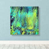 Abstract436 Canvas Afdruk (Insitu (Houten vloer))