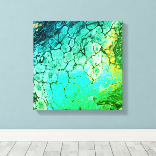 Abstract495 Canvas Afdruk (Insitu (Houten vloer))