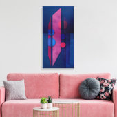 Abstract 009 Art Canvas Afdruk (Insitu (Woonkamer))