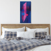 Abstract 009 Art Canvas Afdruk (Insitu (Slaapkamer))
