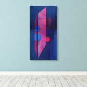 Abstract 009 Art Canvas Afdruk (Insitu (Houten vloer))