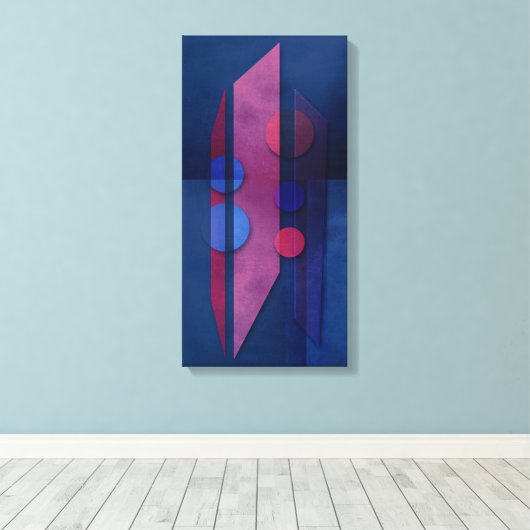 Abstract 009 Art Canvas Afdruk (Insitu (Houten vloer))