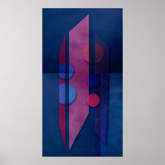 Abstract 009 Art Poster (Voorkant)