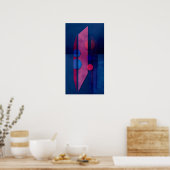 Abstract 009 Art Poster (Keuken)
