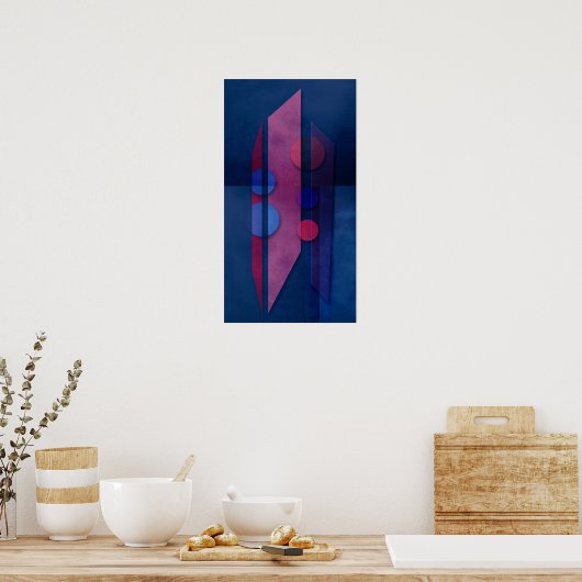 Abstract 009 Art Poster (Keuken)