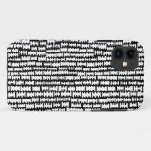 Abstract 020712 - wit en zwart Case-Mate iPhone case (Achterkant (horizontaal))