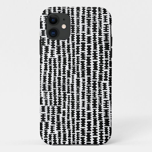 Abstract 020712 - zwart Case-Mate iPhone case (Achterkant)