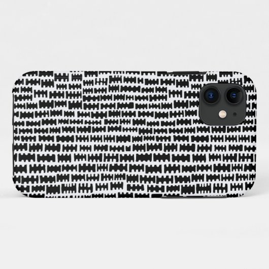 Abstract 020712 - zwart Case-Mate iPhone case (Achterkant (horizontaal))