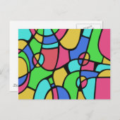 Abstract 02 briefkaart (Voorkant / Achterkant)