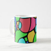 Abstract 02 koffiemok (Voorkant links)