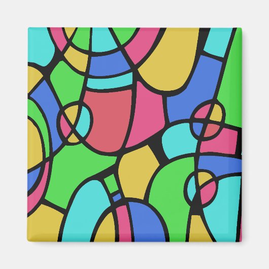 Abstract 02 magneet (Voorkant)