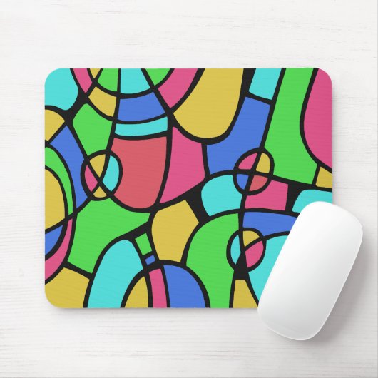 Abstract 02 muismat (Met muis)