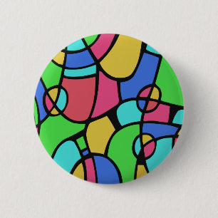 Abstract 02 ronde button 5,7 cm