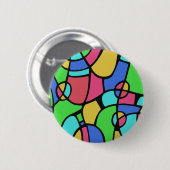 Abstract 02 ronde button 5,7 cm (Voorkant /achterkant)