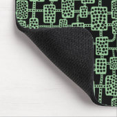 Abstract 041113 - Faded groen op zwart Muismat (Hoek)