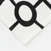 Abstract 070517 fleece deken (Hoek)