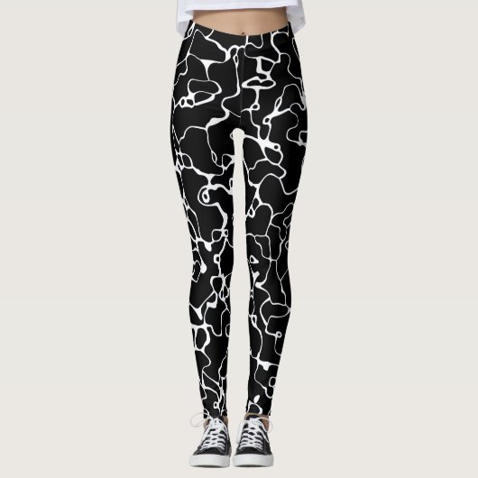 Abstract 080716(9) leggings (Voorkant)