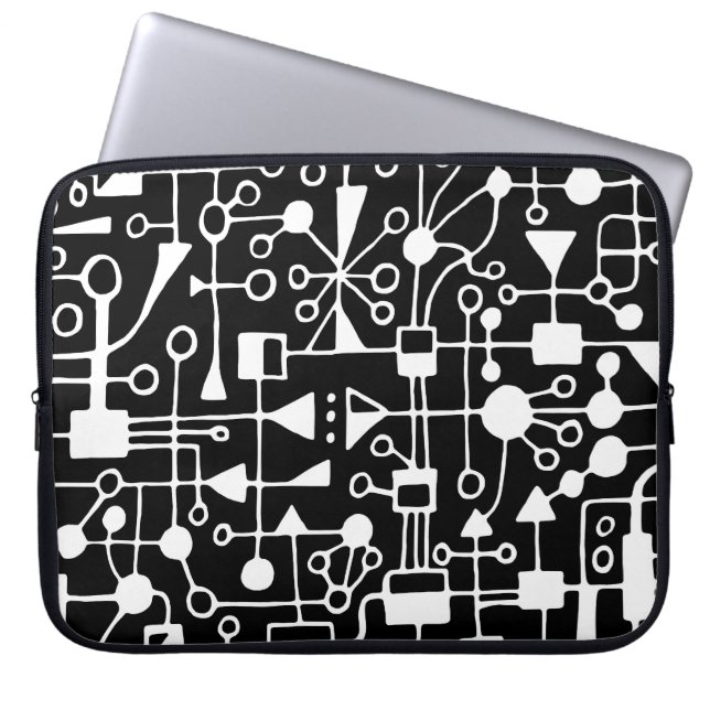 Abstract 090112 laptop sleeve (Voorkant)