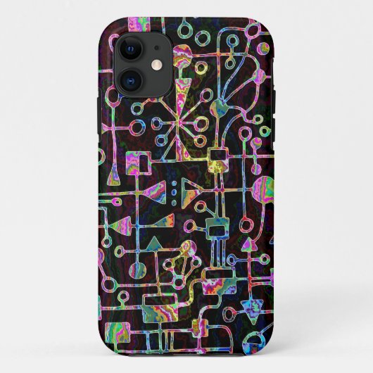 Abstract 090112 v1 Case-Mate iPhone case (Achterkant)