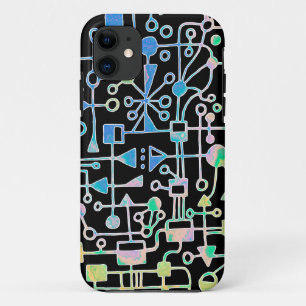 Abstract 090112 v2 iPhone 11 hoesje